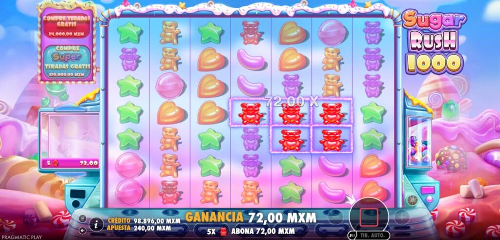 Sugar Rush 1000 juego de Pragmatic Play en México (2026)