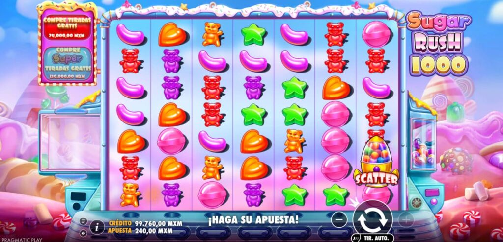 Sugar Rush 1000 juego de Pragmatic Play en México (2026)